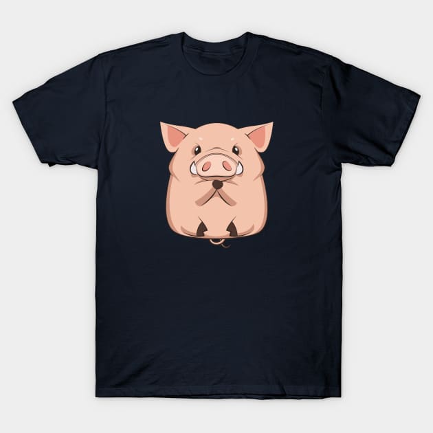 WILD HOG MALE T-Shirt by ChubbydudeStore